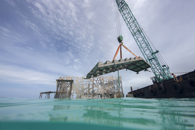 潛水去看展！馬爾代夫推出全球首座半潛式珊瑚藝術(shù)廊