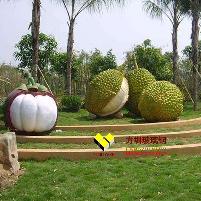 玻璃鋼榴蓮仿真雕塑