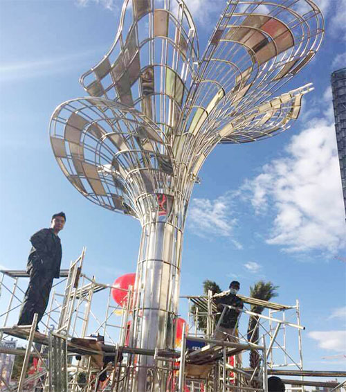 不銹鋼雕塑的空間觀念